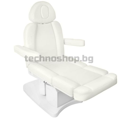 Електрически козметичен стол с 4 мотора - бял Azzurro 708A