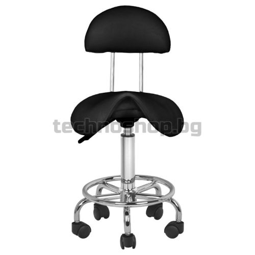 Козметичен стол - черен 6001 