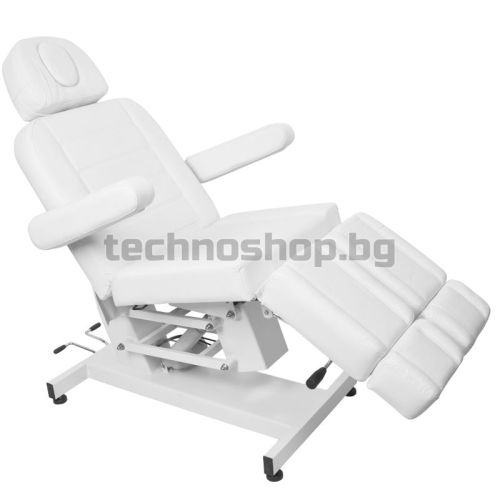 Електрически козметичен стол с 1 мотор - бял Azzurro 708AS