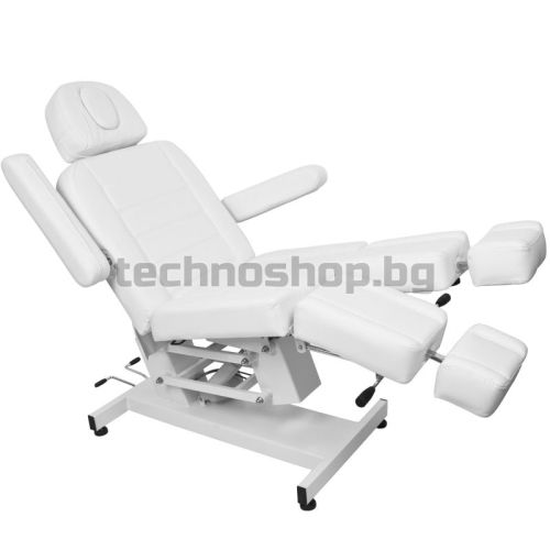 Електрически козметичен стол с 1 мотор - бял Azzurro 708AS
