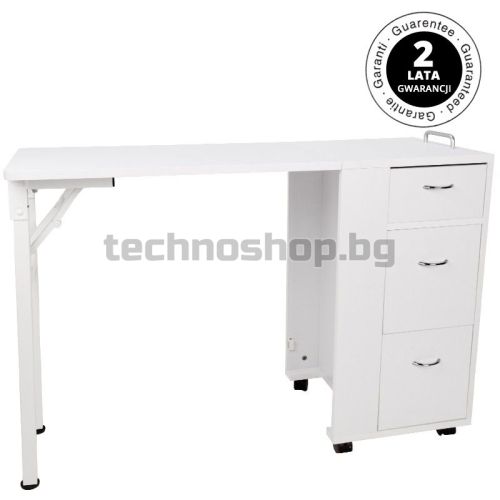Сгъваем бюро - бяло 2051