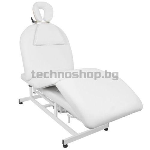 Електрическо легло за масаж с 1 мотор - бяло Azzurro 693A