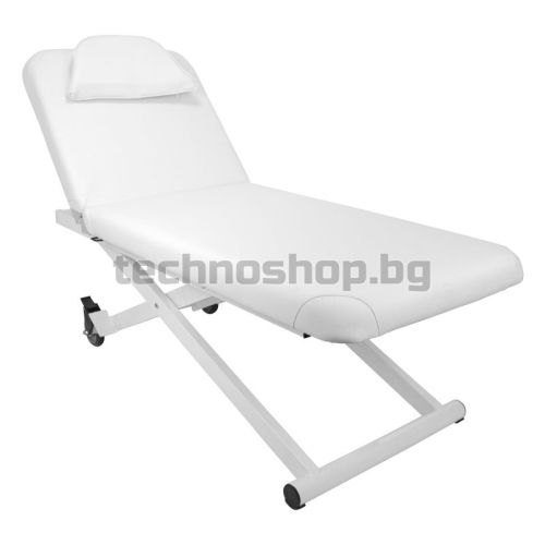 Електрическо легло за масаж с 1 мотор - бяло Azzurro 329E