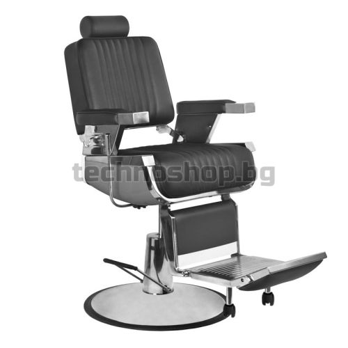 Бръснарски стол - черен Gabbiano Royal