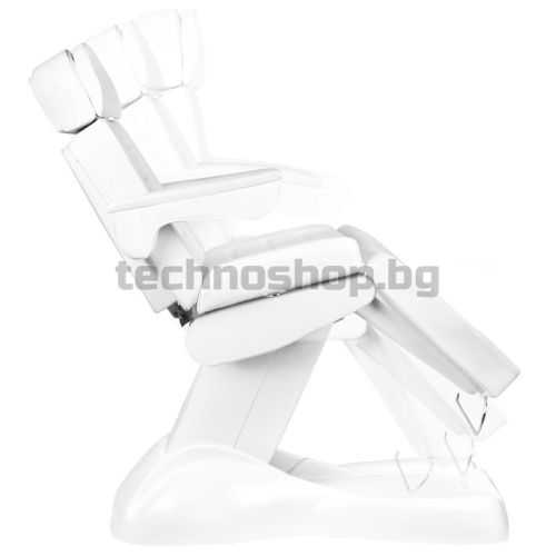 Електрически козметичен стол с 4 мотора - бял Lux