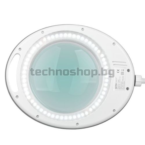 Лампа лупа с държач на винт - бяла Elegante 6014 60 LED SMD 5D