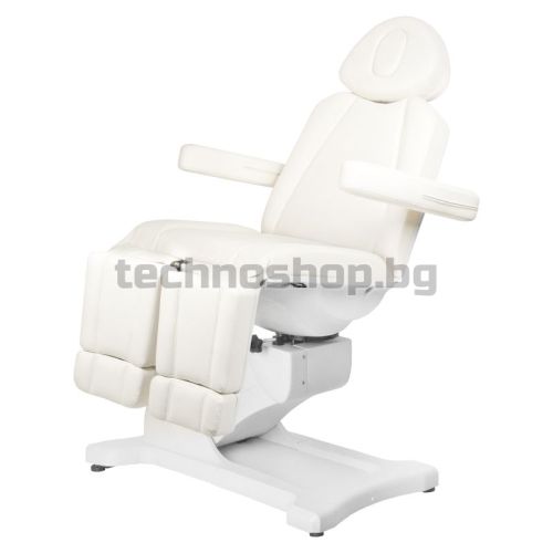 Електрически козметичен стол с 5 мотора - бял Azzurro 869AS Pedi