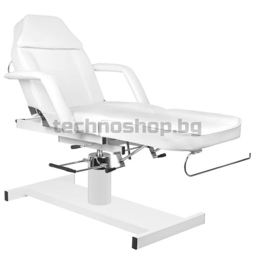 Хидравличен козметичен стол - бял A-210D