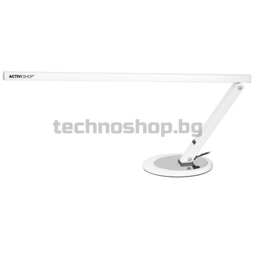 Лампа на бюро тънка бяла LED