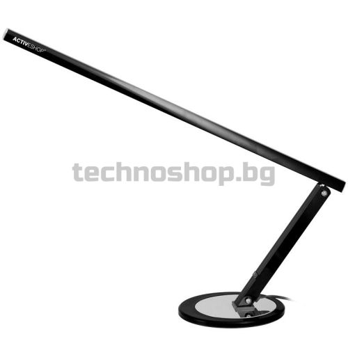 Лампа за бюро тънка черна LED