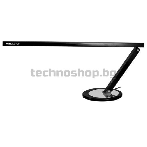 Лампа за бюро тънка черна LED