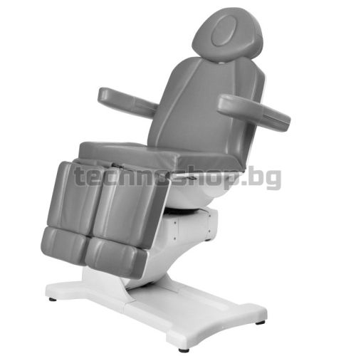 Електрически козметичен стол с 5 мотора - сив Azzurro 869AS