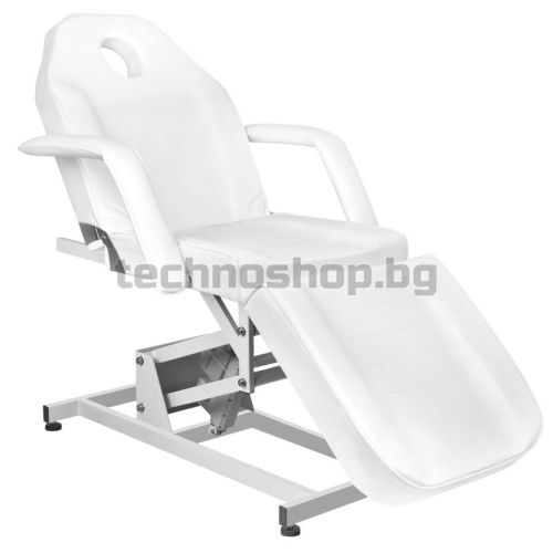 Електрически козметичен стол с 1 мотор - бял Azzurro 673A