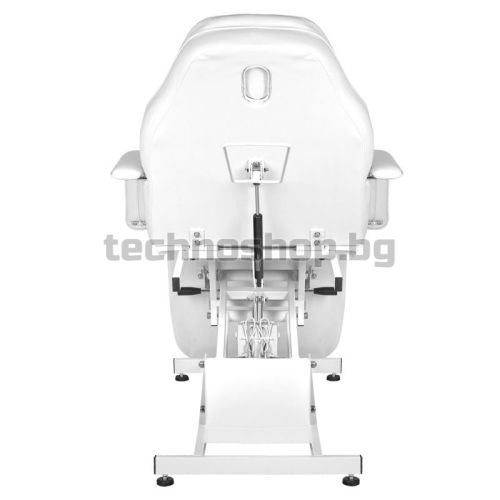 Електрически козметичен стол с 1 мотор - бял Azzurro 673A