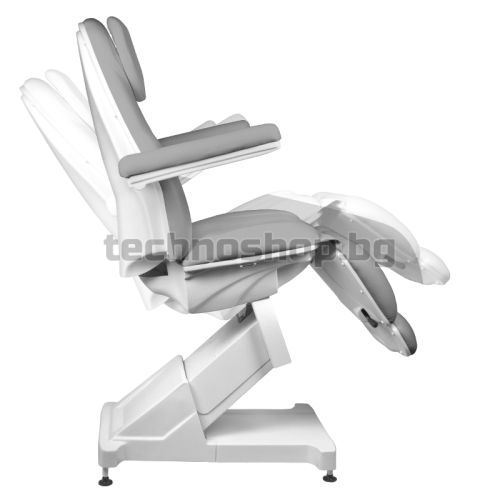 Електрически козметичен стол с 3 мотора - сив Basic 158