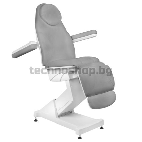 Електрически козметичен стол с 3 мотора - сив Basic 158