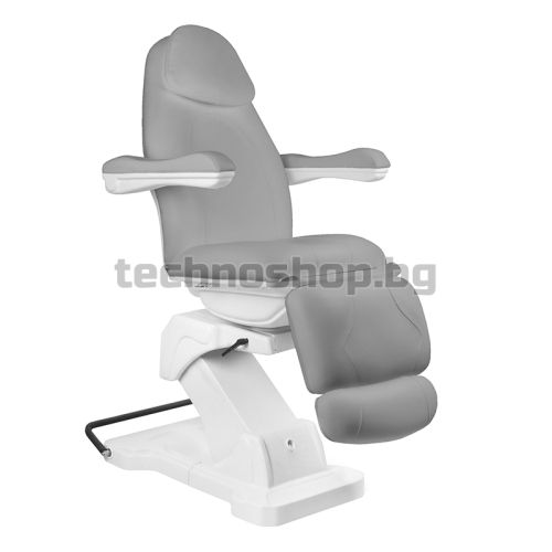 Електрически козметичен стол с 3 мотора - сив Basic 161