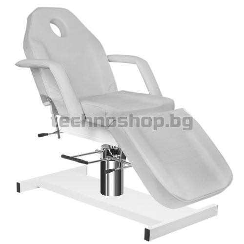 Хидравличен козметичен стол - сив A-210