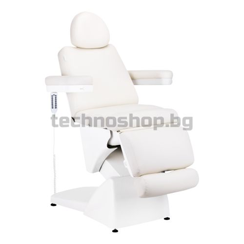 Електрически козметичен стол с 5 мотора - бял Azzurro 878