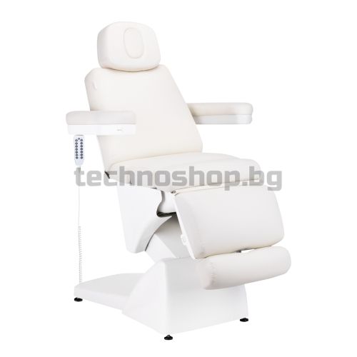 Електрически козметичен стол с 5 мотора - бял Azzurro 878