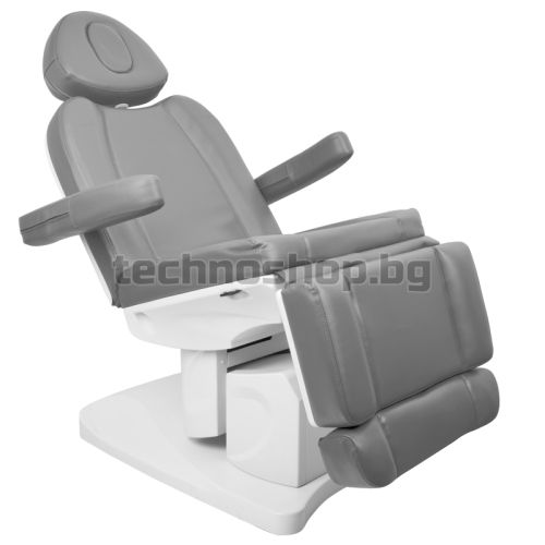 Електрически козметичен стол с 4 мотора и отопление - сив Azzurro 708a 4 мотор отоплено сиво