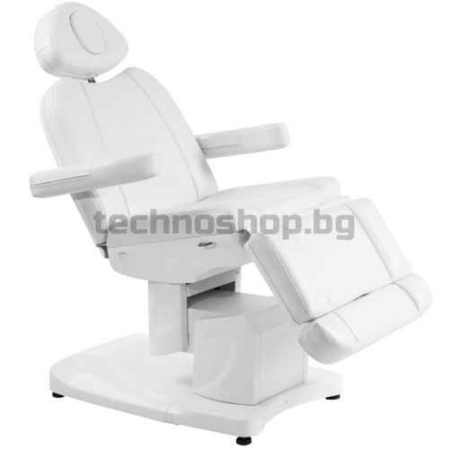 Електрически козметичен стол с 4 мотора и отопление - бял Azzurro 708A