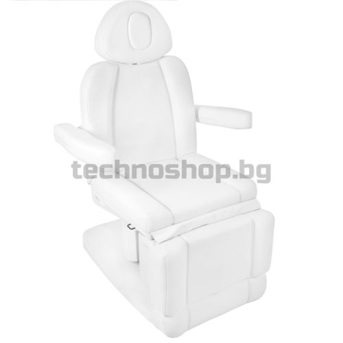 Електрически козметичен стол с 4 мотора и отопление - бял Azzurro 708A