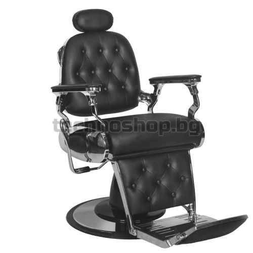 Бръснарски стол - черен Gabbiano Francesco
