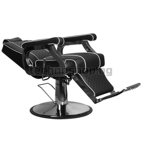 Бръснарски стол - черен Gabbiano Paulo