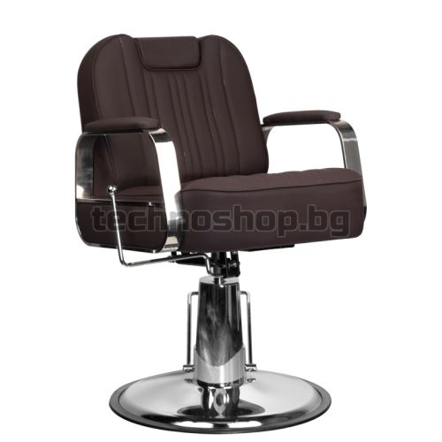 Бръснарски стол - кафяв Gabbiano Rufo