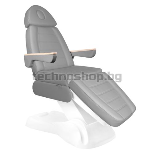 Електрически козметичен стол с 3 мотора - сив Lux 273B