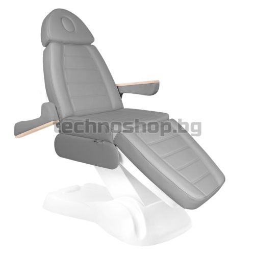Електрически козметичен стол с 3 мотора - сив Lux 273B