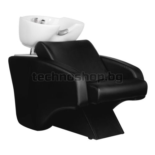 Стол със система за измиване на косата - черен Hair System С38