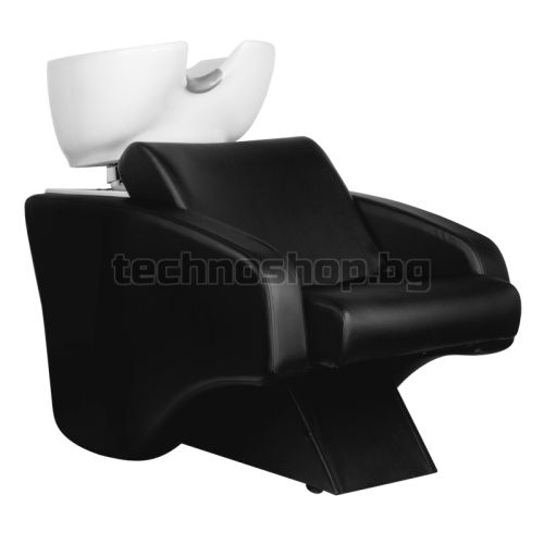 Стол със система за измиване на косата - черен Hair System С38