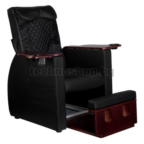 Спа стол за педикюр и масаж - черен Azzurro 101