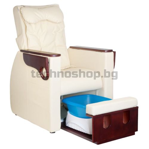 Спа стол за педикюр и масаж - бежов Azzurro 101