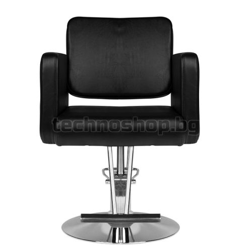 Фризьорски стол - черен Hair System HS99 