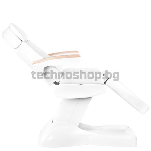 Електрически козметичен стол с 5 мотора - бял Lux Pedi