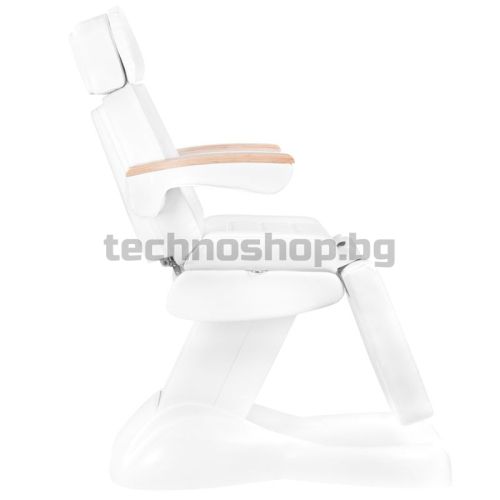 Електрически козметичен стол с 5 мотора - бял Lux Pedi