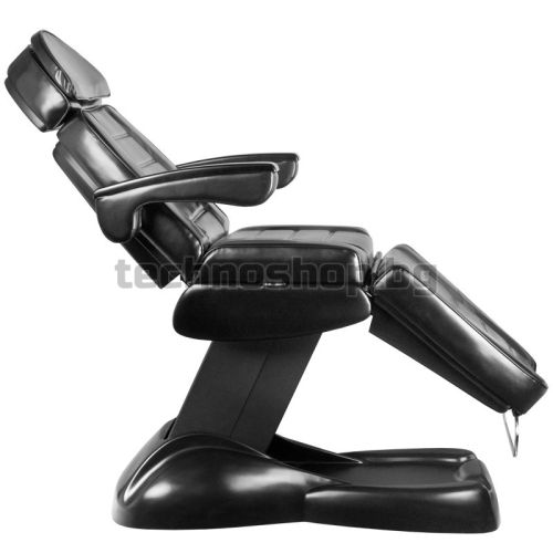 Електрически козметичен стол с 3 мотора - черен Lux
