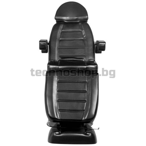 Електрически козметичен стол с 3 мотора - черен Lux