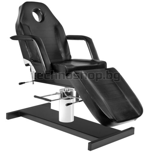 Хидравличен козметичен стол - черен A-210