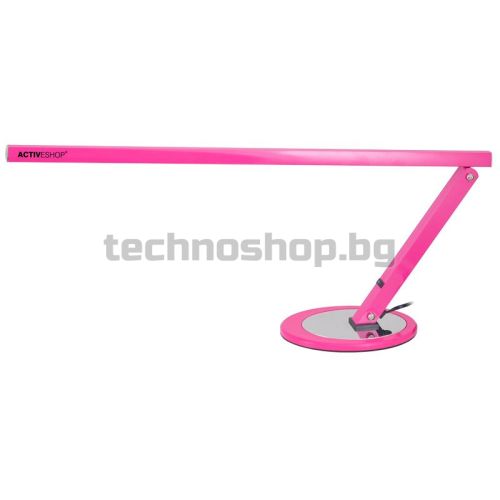 Лампа за бюро тънка розова 20W