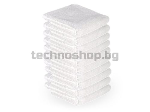 Микрофибрни кърпи - бели 73x40 см 10 бр