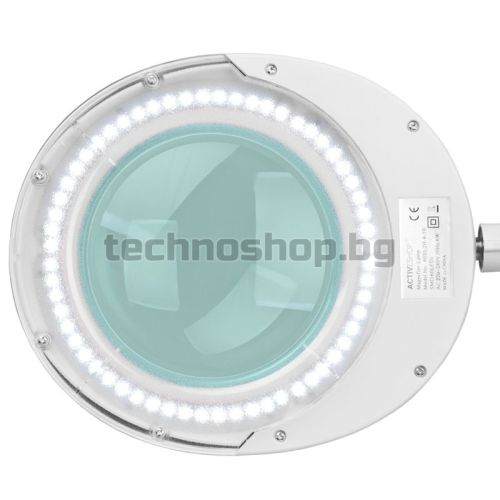 Лампа лупа с държач на винт - бяла Elegante 6025 60 LED SMD 5D