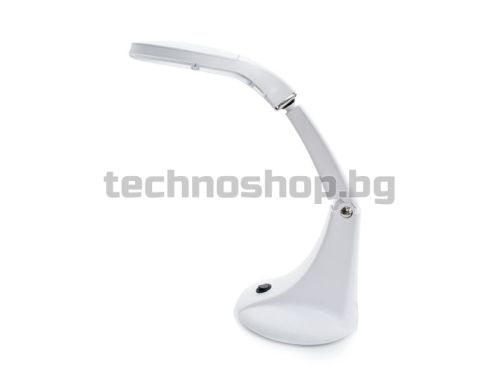 Мини лампа лупа със стойка - бяла Elegante 30 LED SMD 5D