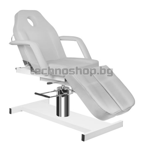 Хидравличен козметичен стол - сив A-210C Pedi