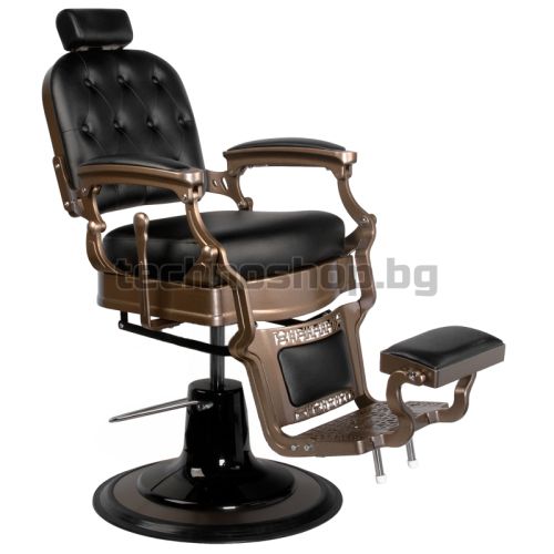 Бръснарски стол - черен Gabbiano Star Ernesto