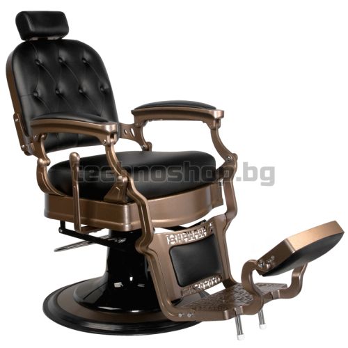 Бръснарски стол - черен Gabbiano Star Ernesto