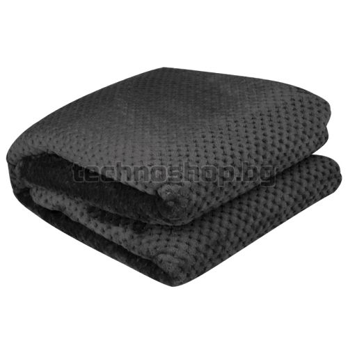 Електрично одеяло - черно  Merdeer Premium -  160x140 см